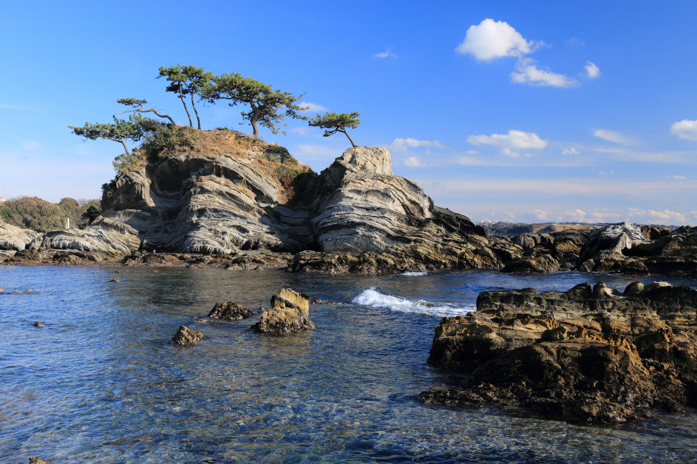 水彩画「荒崎海岸」 荒崎海岸。 | GANREF