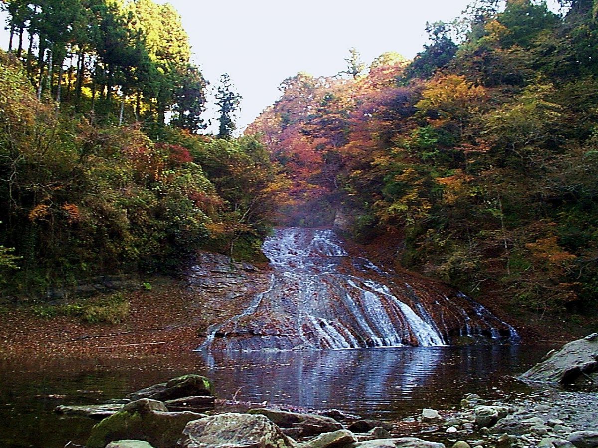 紅葉 粟又の滝 養老渓谷 小湊鉄道 自然 風景 滝 Ganref