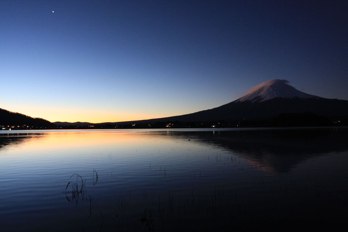 夜明け 富士山の目覚め 自然 風景 山 Ganref