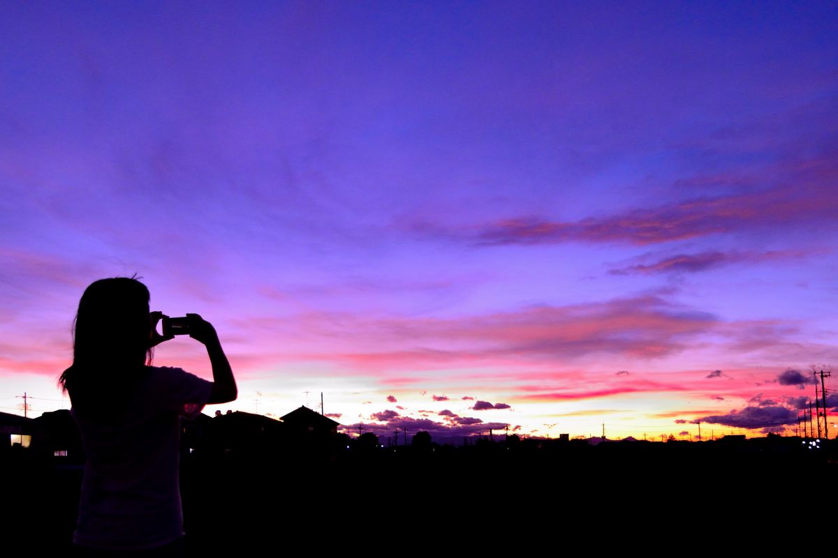 マジックアワー 自然 風景 空 雲 Ganref