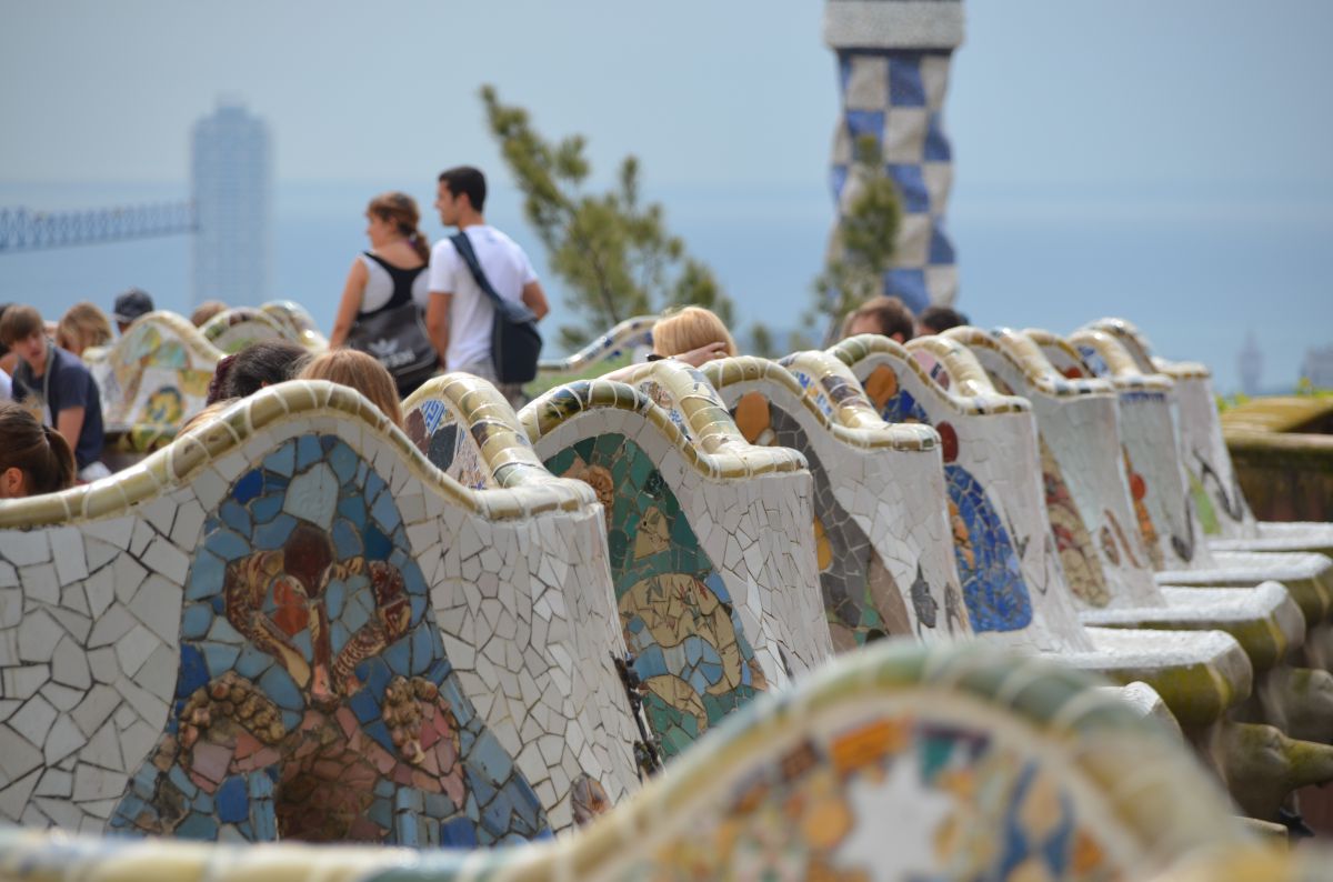 グエル公園 街並み 建物 公園 Ganref