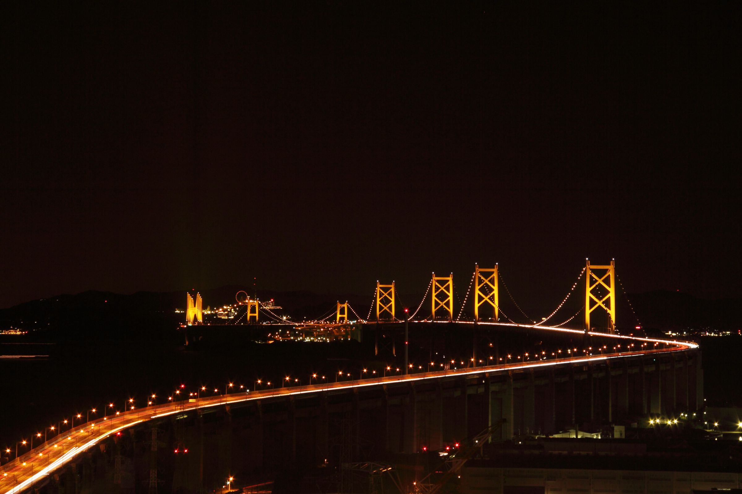 夜の瀬戸大橋 | GANREF