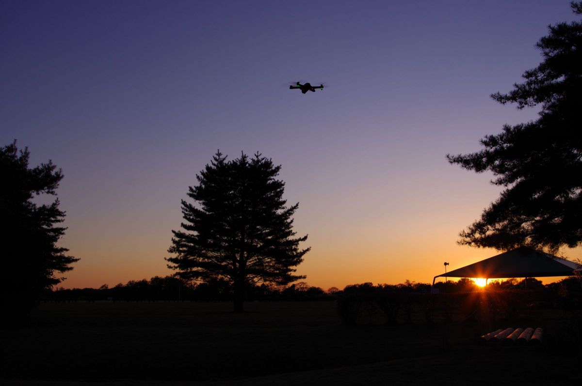 Landing return at sunset | GANREF