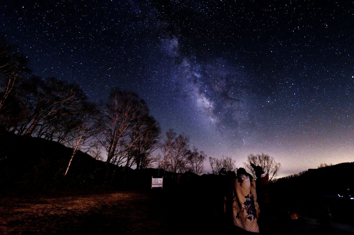 しら びそ 高原 天の川
