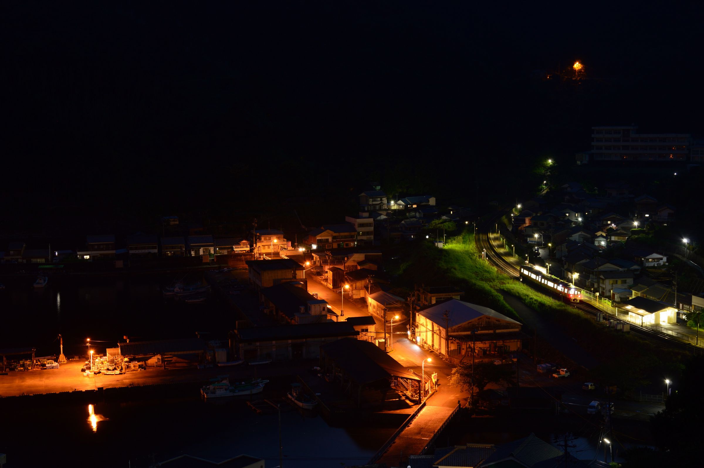 夜 漁村の夜 | GANREF