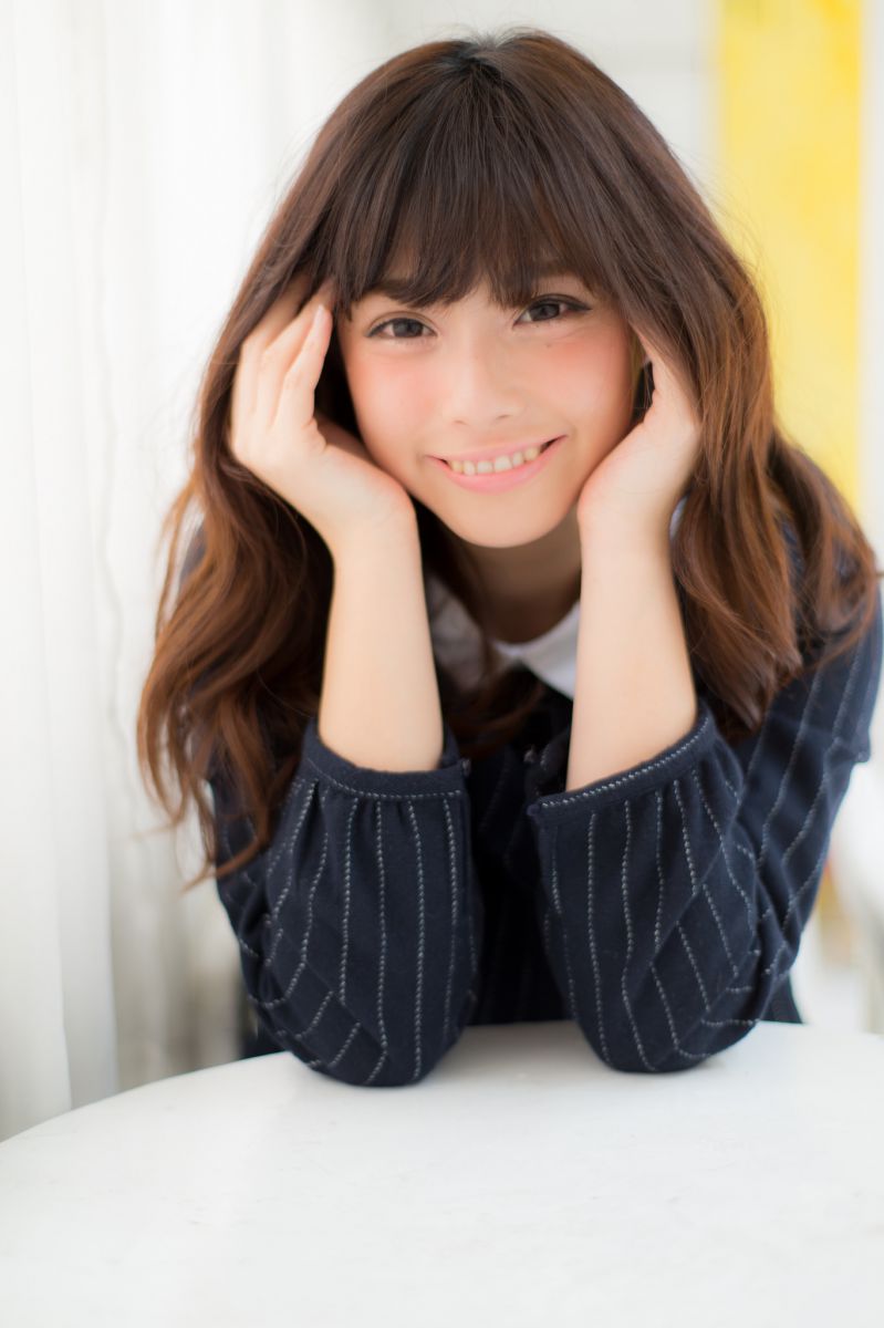 とびっきりの笑顔で 人物 女性 Ganref