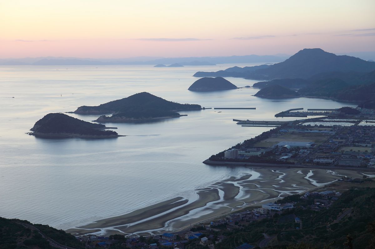 燧灘夕景 自然 風景 海 Ganref