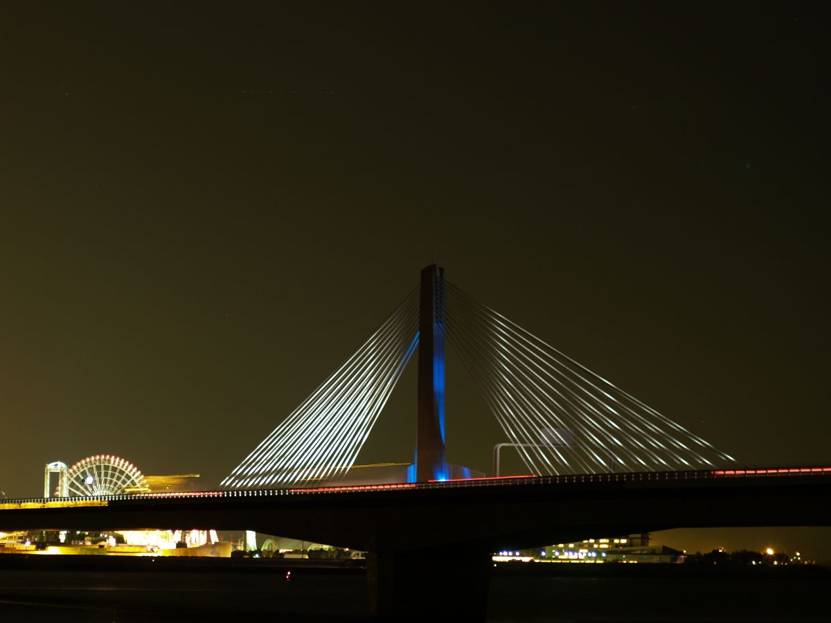 伊勢湾岸自動車道 街並み 建物 夜景 Ganref