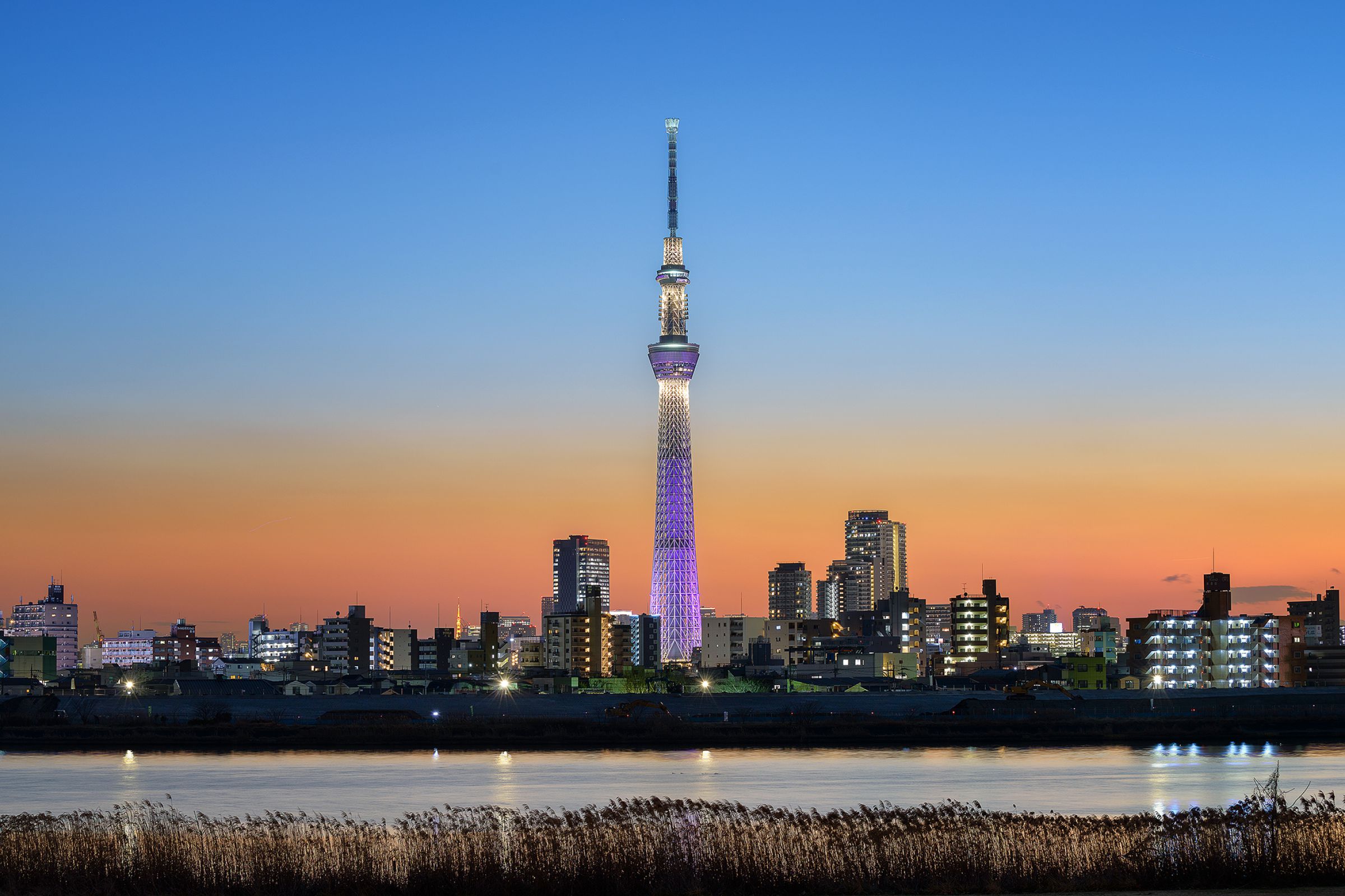 東京スカイツリーの夕景 | GANREF