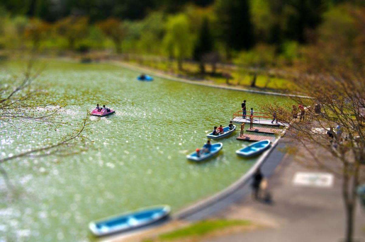 ミニ公園 街並み 建物 公園 Ganref
