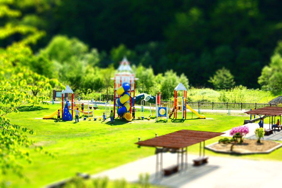 ミニチュア公園 街並み 建物 公園 Ganref