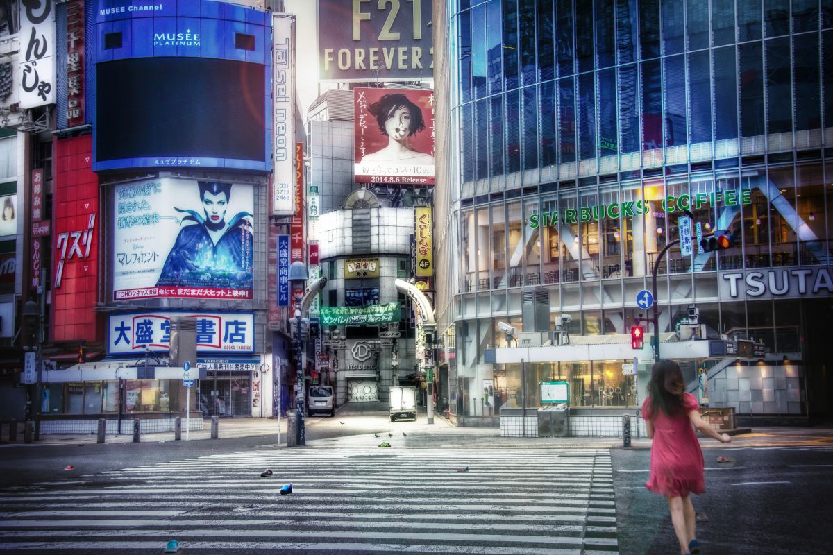 無人街ポトレ 渋谷スクランブル交差点 人物 女性 Ganref 無人街ポトレ 渋谷スクランブル交差点 人物 女性 Ganref