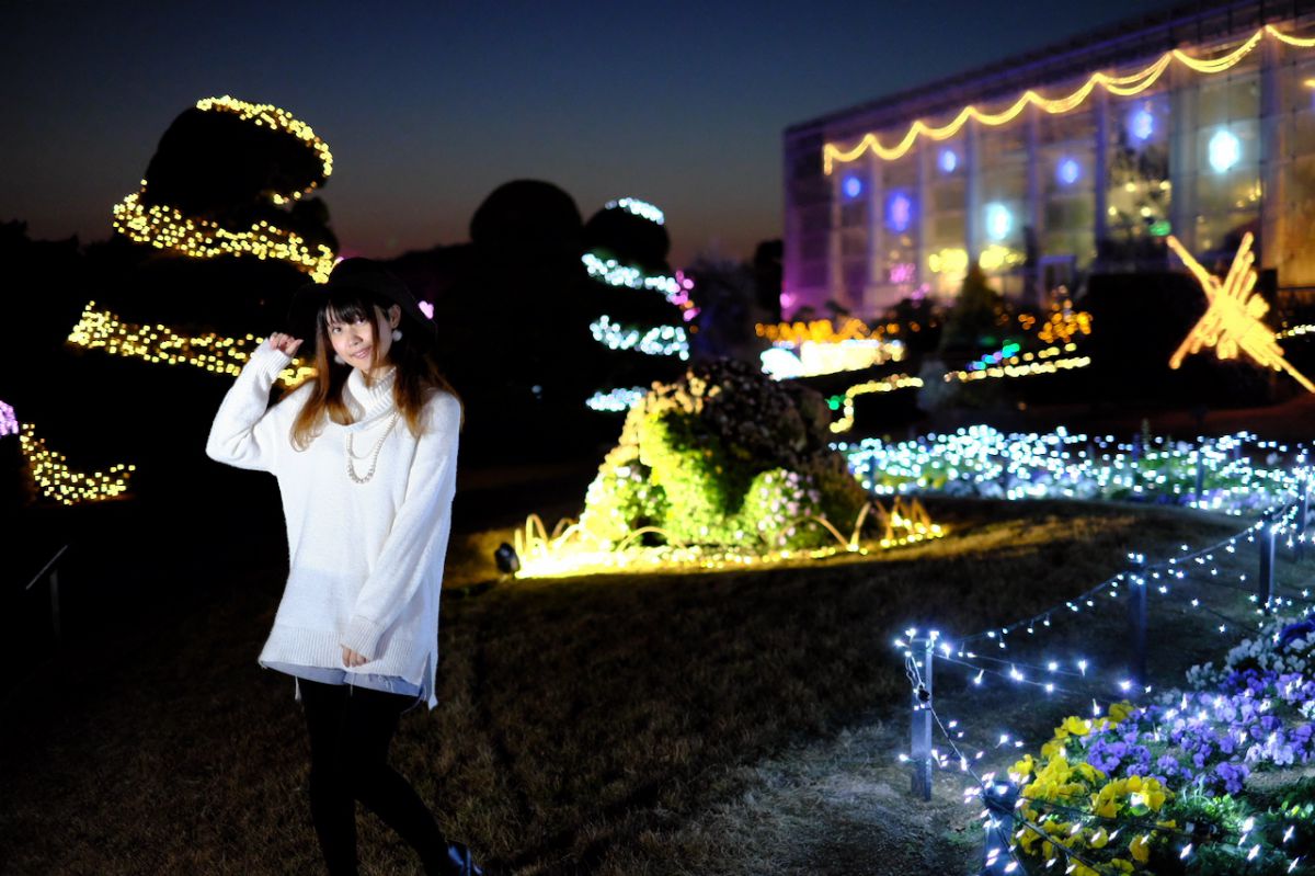 イルミネーションポートレート3 人物 女性 Ganref