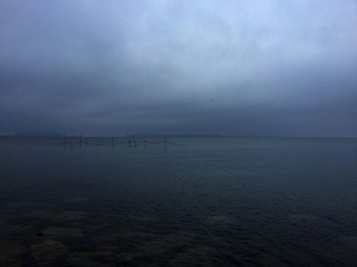 雨 海 自然 風景 海 Ganref