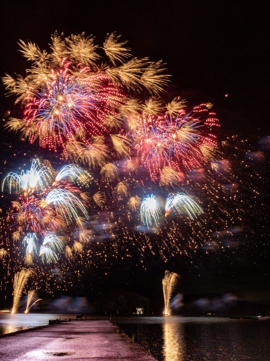 雨の野尻湖花火 行事 祭り Ganref