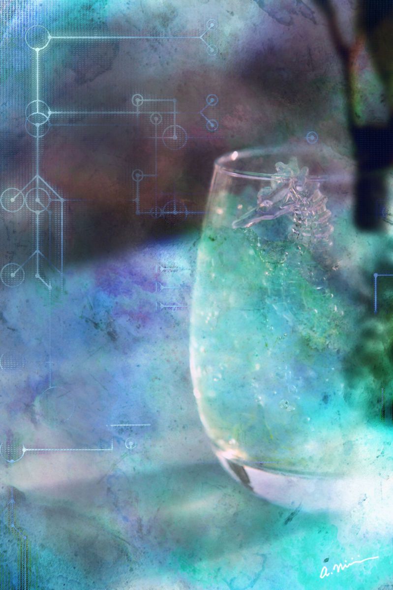 Dragon in the mint glass | GANREF