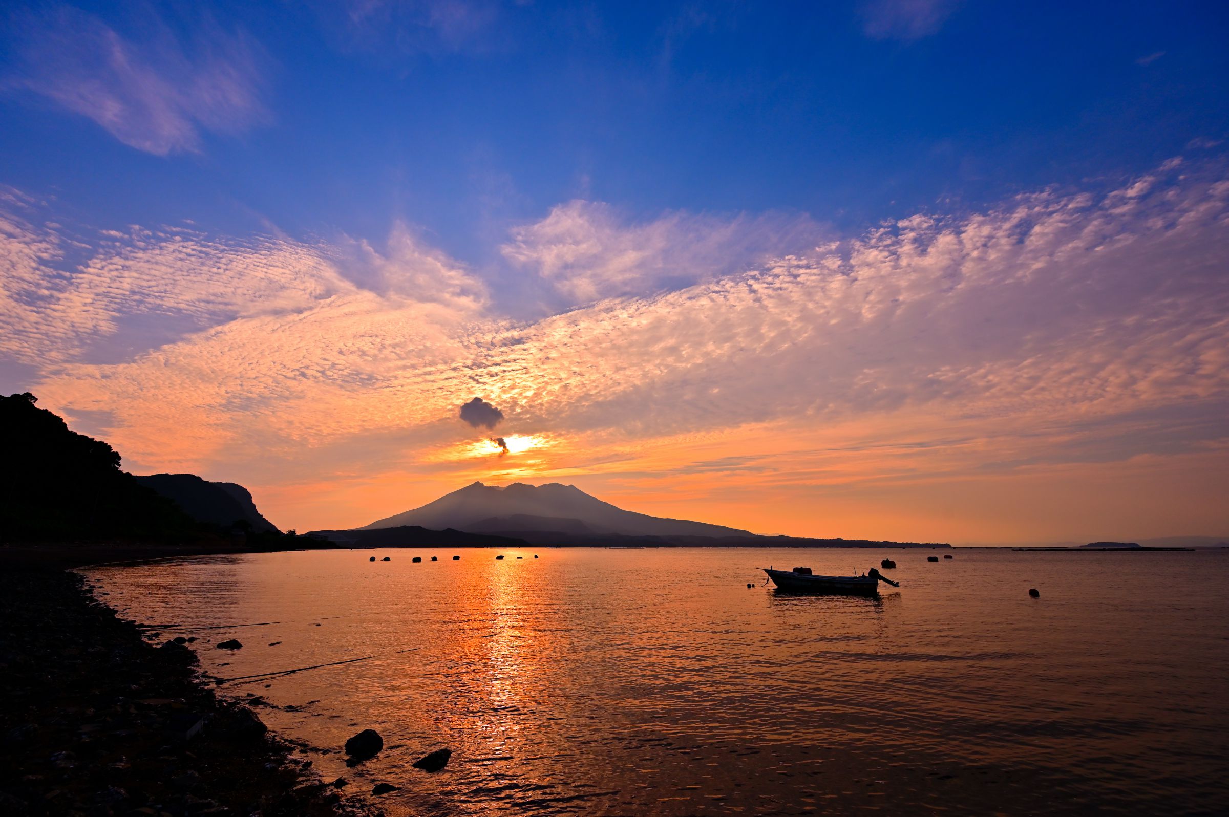 初夏の桜島夕景 | GANREF