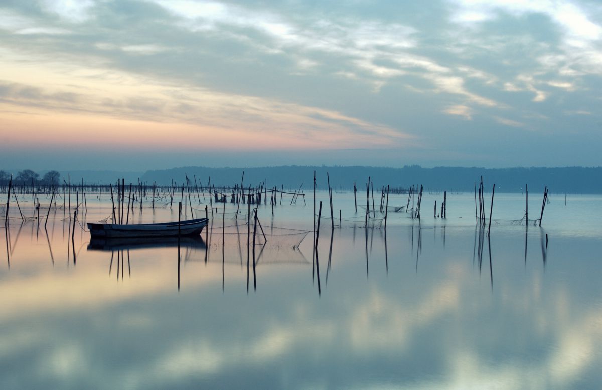 あさぼらけ 自然 風景 湖沼 Ganref