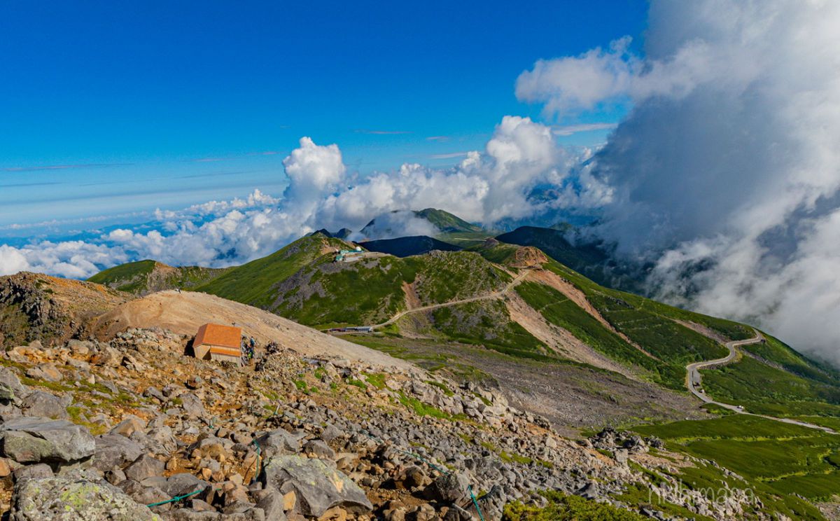 乗鞍岳頂上小屋 自然 風景 山 Ganref