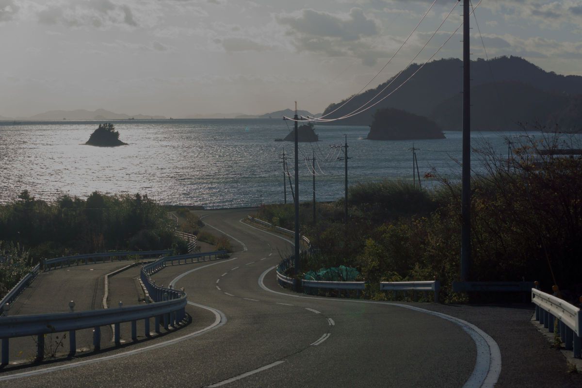 冬の日の坂道 自然 風景 海 Ganref 冬の日の坂道 自然 風景 海 Ganref