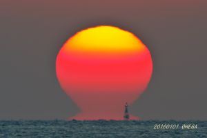 風早のだるま夕日 12・08 | GANREF