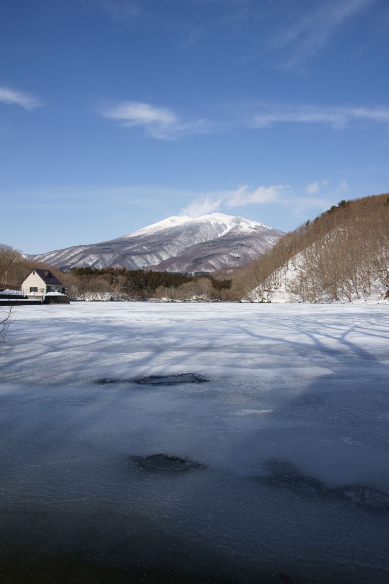 冬の長老湖 自然 風景 湖沼 Ganref