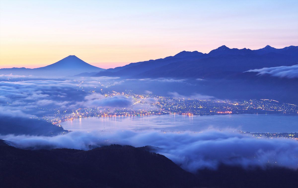 高ボッチ高原の夜明け 自然 風景 高原 Ganref 高ボッチ高原の夜明け 自然 風景 高原 Ganref