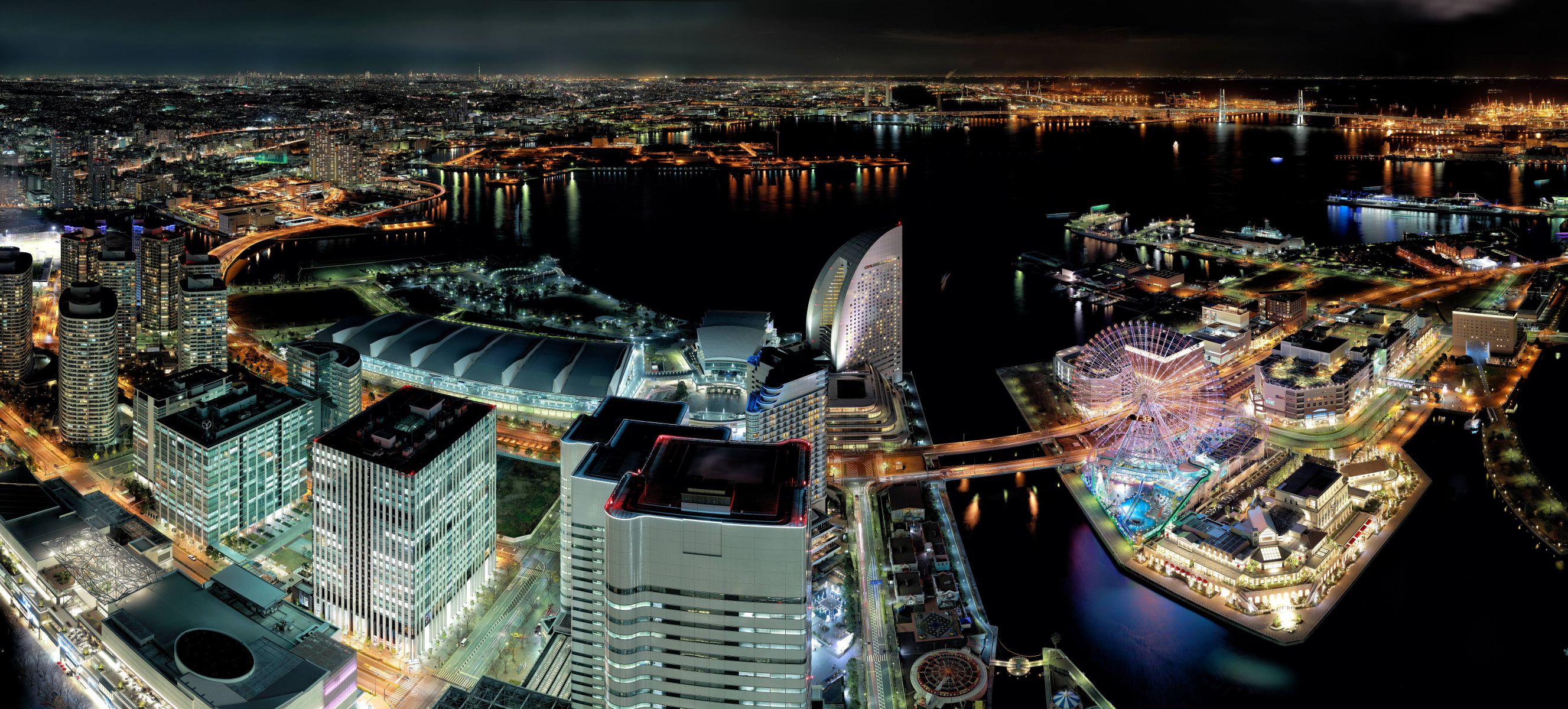 横浜から東京を望む 街並み 建物 夜景 Ganref 横浜から東京を望む 街並み 建物 夜景 Ganref