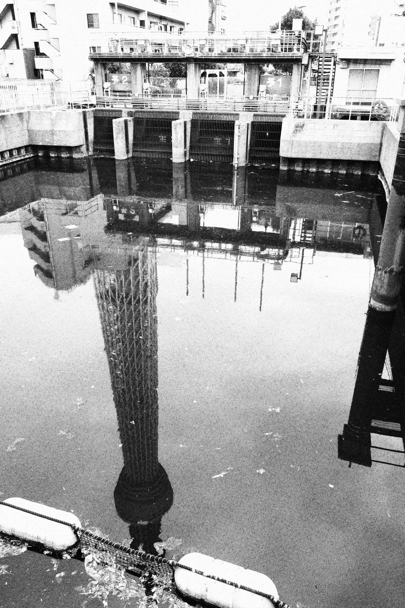 Dirty 逆さスカイツリー 街並み 建物 ビル タワー Ganref