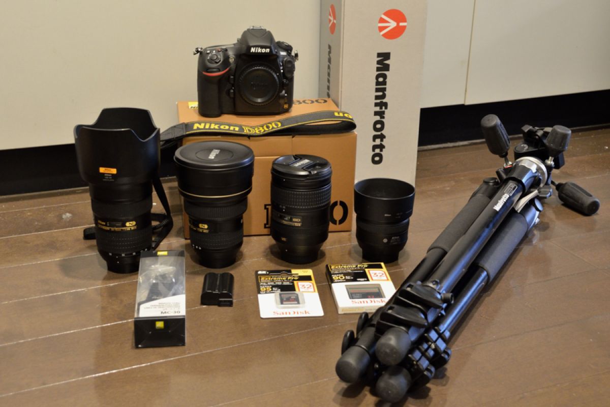 ニコン D800 レビュー ＃0 機材到着！ | GANREF