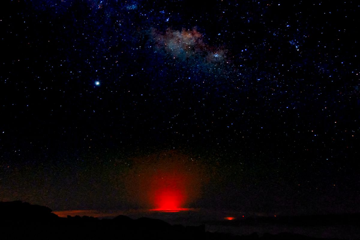 キラウェア火山星景 自然 風景 山 Ganref