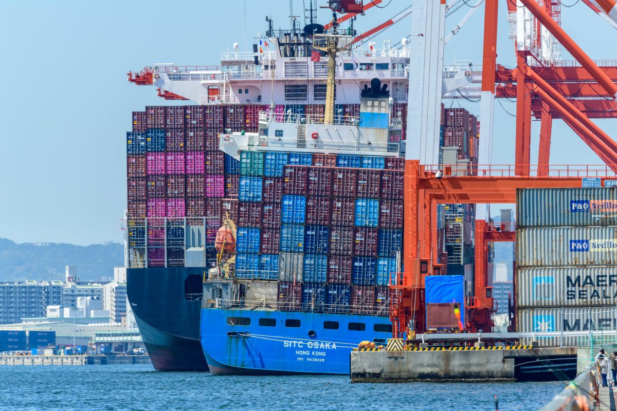 コンテナ船 乗り物 交通 船 港 Ganref