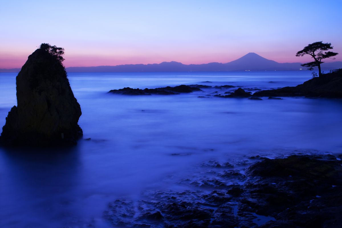 秋谷海岸 立石公園 ちょい富士山2 自然 風景 海 Ganref 秋谷海岸 立石公園 ちょい富士山2 自然 風景 海 Ganref
