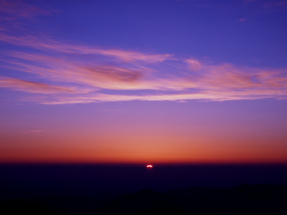 日の出の瞬間 自然 風景 空 雲 Ganref