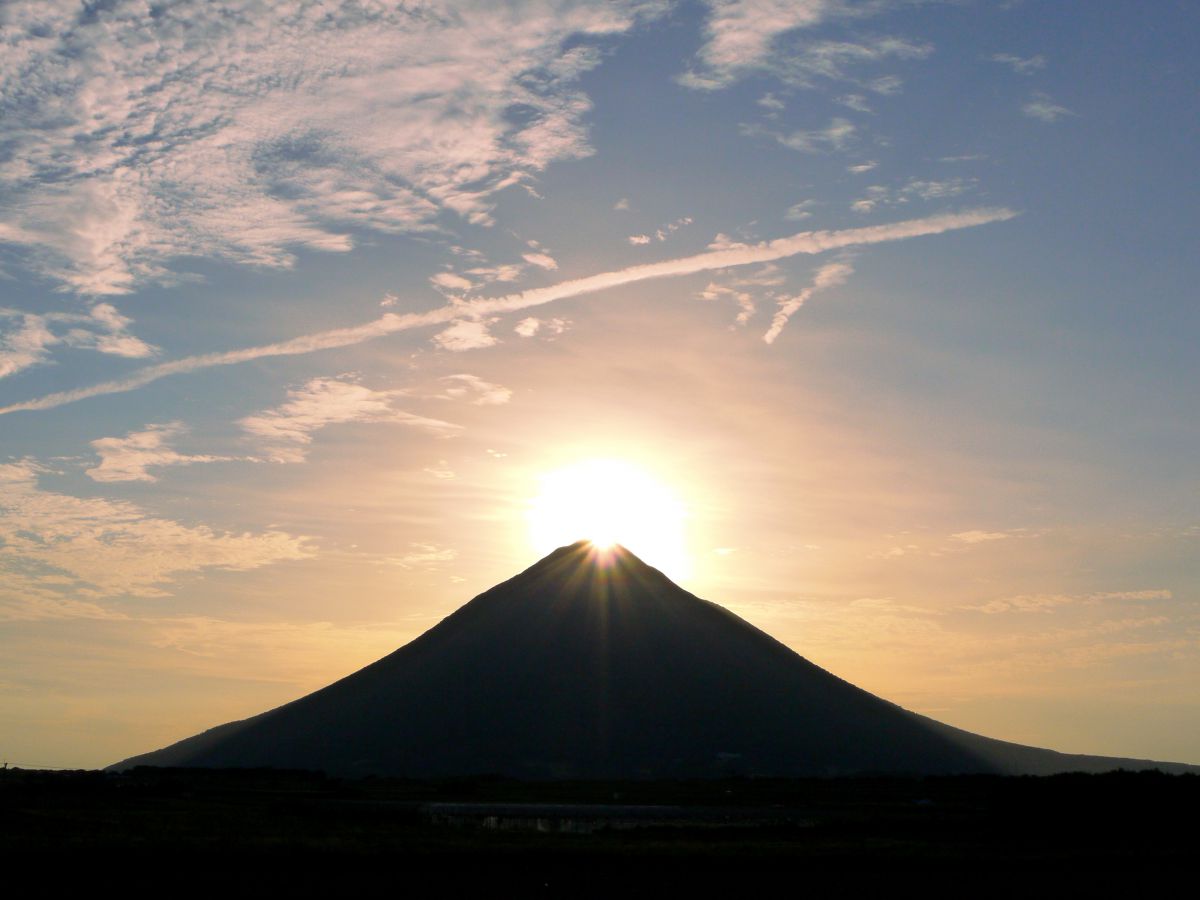 ダイヤモンド薩摩富士 自然 風景 山 Ganref