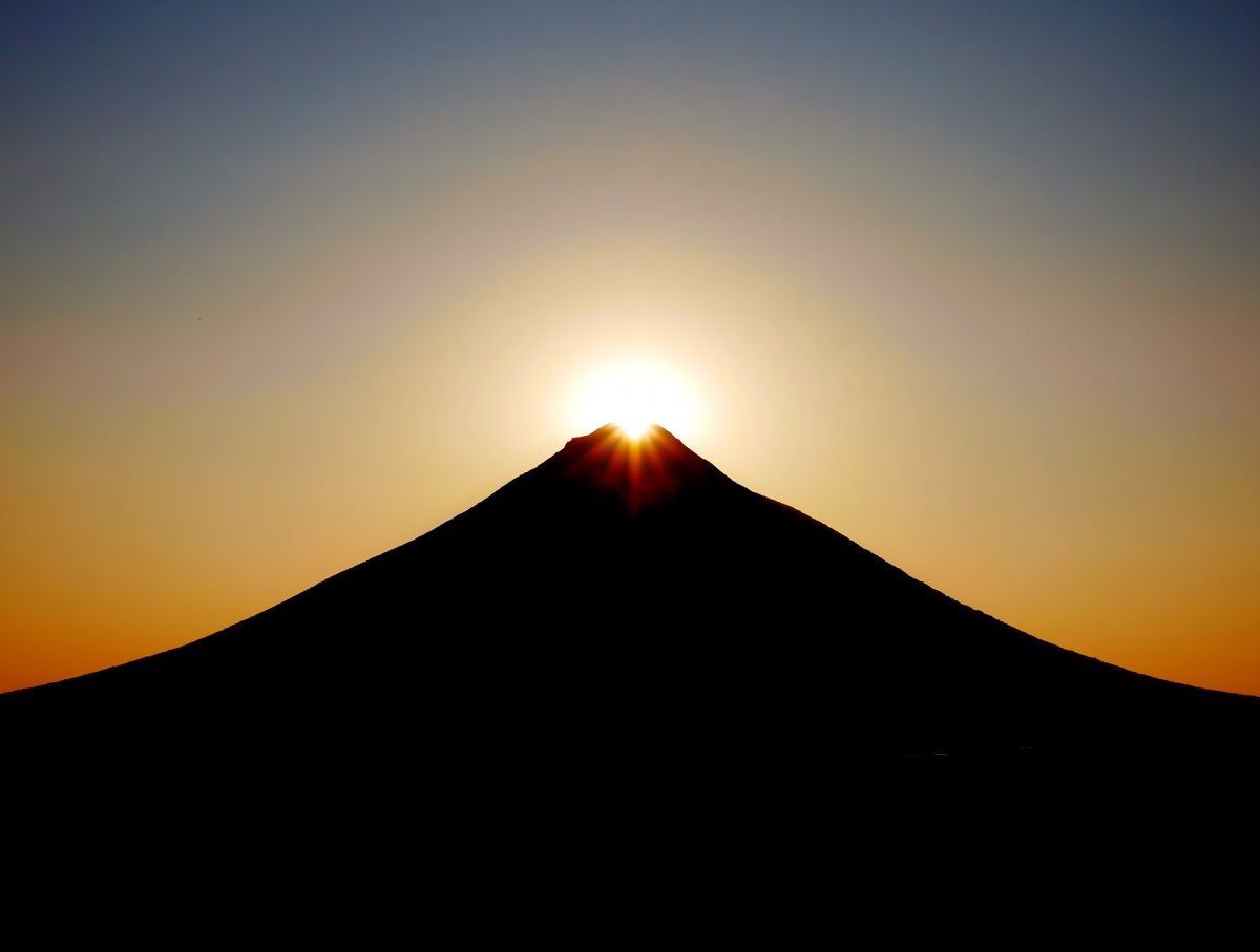 ダイヤモンド薩摩富士 自然 風景 山 Ganref
