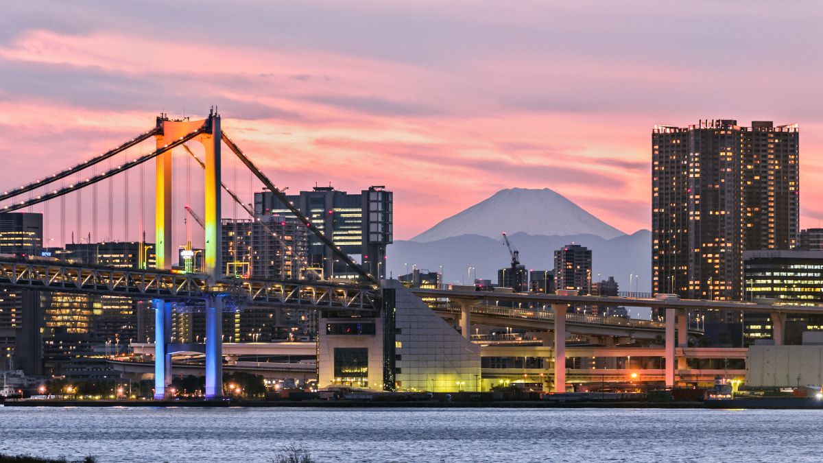 東京夕景 街並み 建物 夜景 Ganref