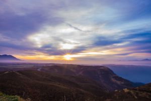 大観峰の日の出 自然 風景 山 Ganref