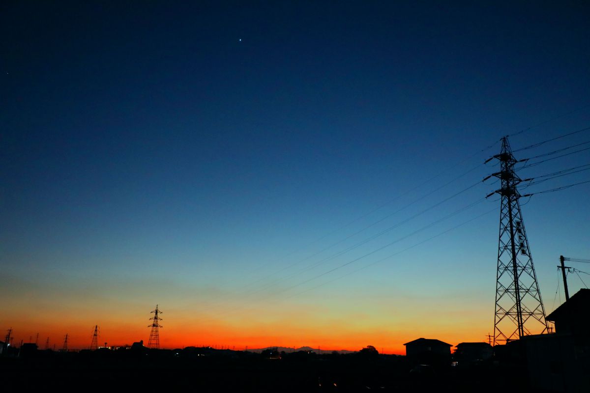 日没直後 自然 風景 空 雲 Ganref