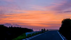 夕暮れ 夕暮れの地平線 | GANREF