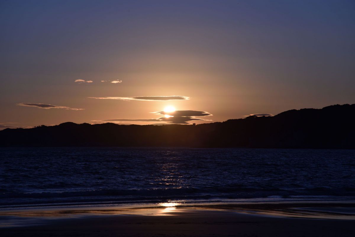 夕日と海岸 | GANREF
