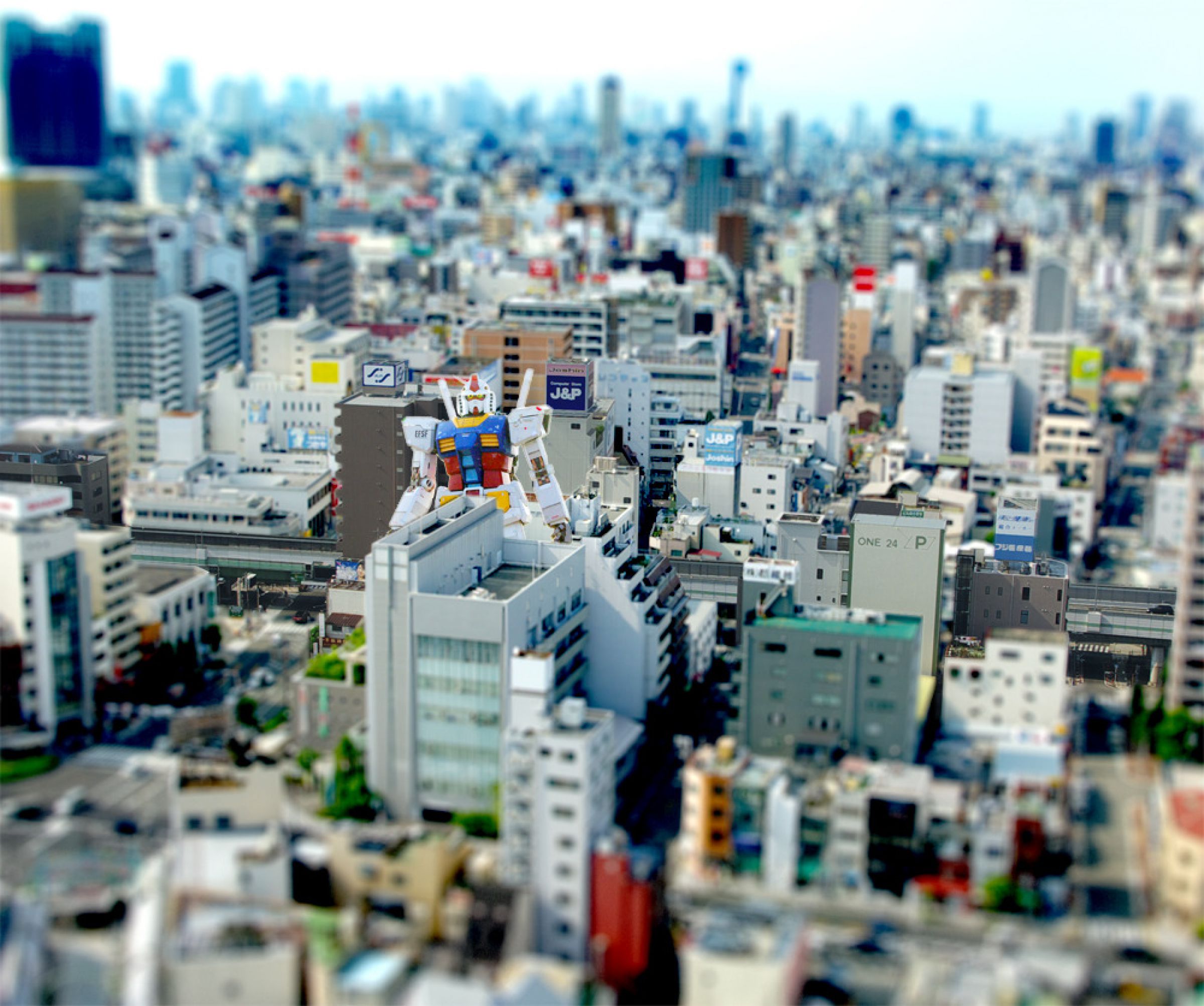 大阪の街並みをミニチュア風に | GANREF