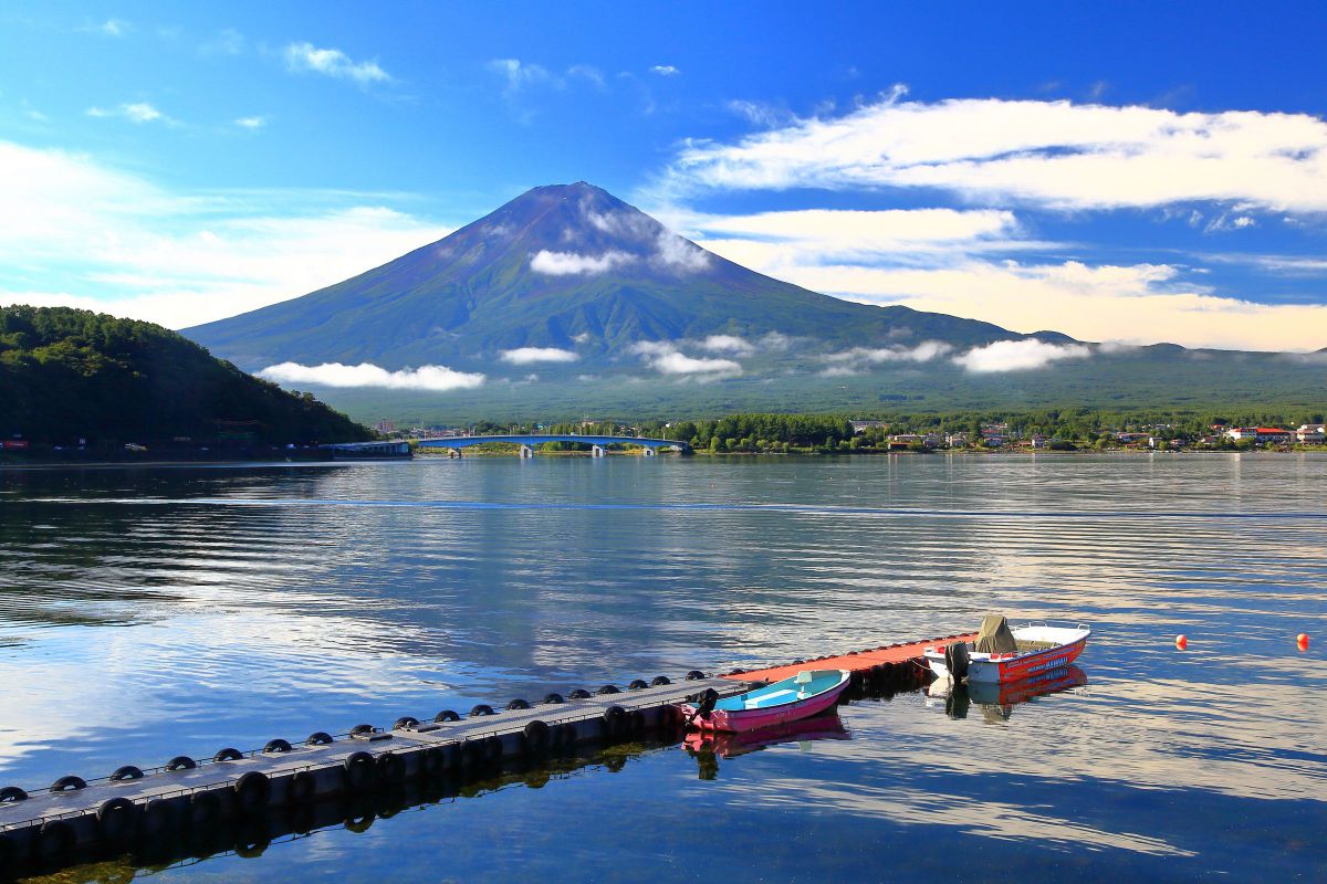 河口湖夏富士 自然 風景 山 Ganref