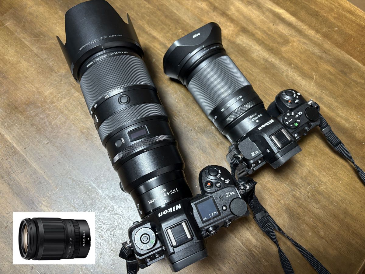 Nikon カメラ　2台 ニコン Z5II & Z6III」07-カメラ2台（Z5II & Z6III）で米原駅