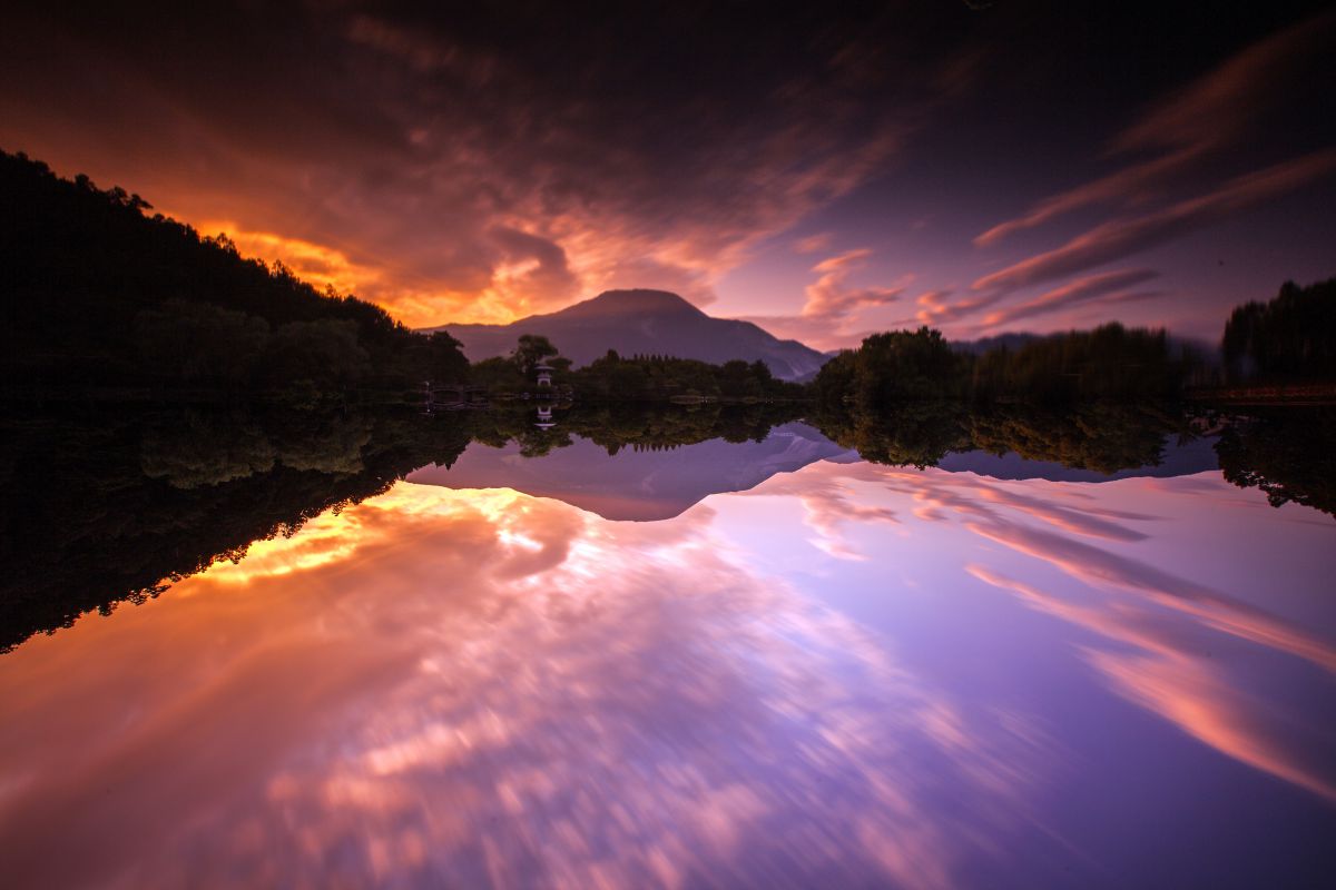 三島池朝景 自然 風景 空 雲 Ganref