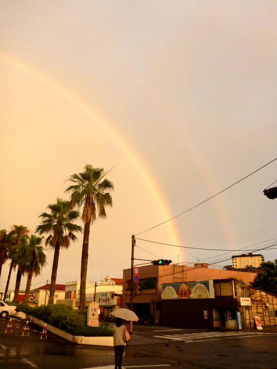 雨上がりの夕方 自然 風景 気象 天候 天気 Ganref