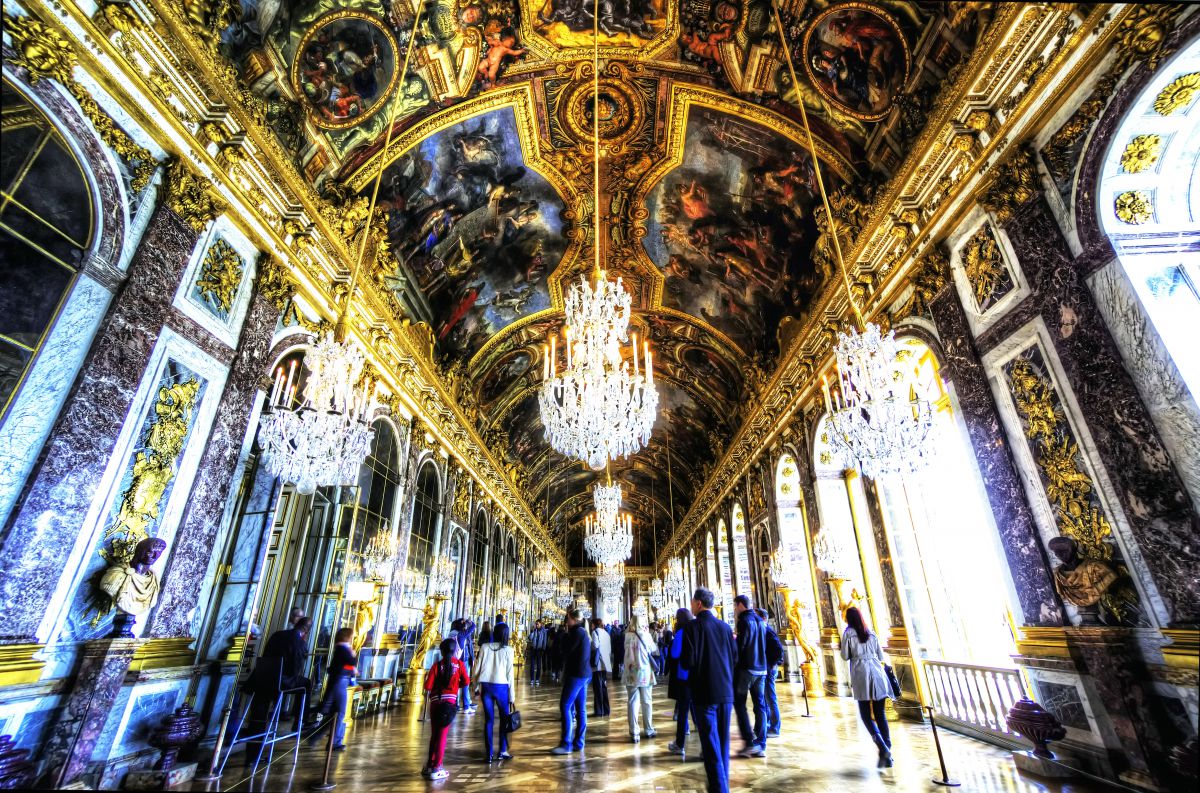 黄金宮殿 ヴェルサイユ 鏡の間 街並み 建物 城 宮殿 Ganref