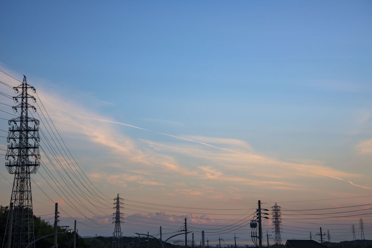 地元4丁目の夕日 自然 風景 空 雲 Ganref
