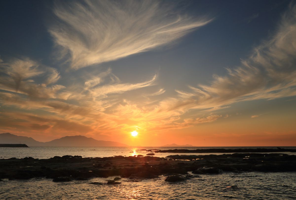 夕焼け雲 自然 風景 空 雲 Ganref