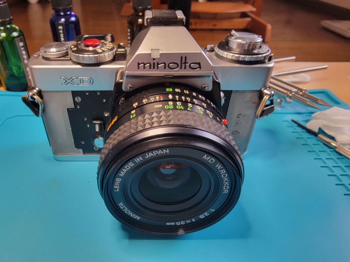 ⑦ミノルタXDの救出～ フィルムで撮ってEPSONでスキャン。ときどき